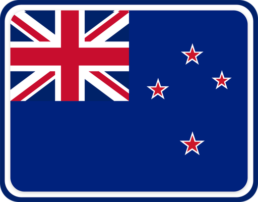 New Zealand Rounded Badge