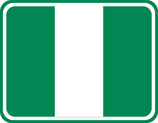 Nigeria Rounded Badge