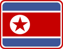 North Korea Rounded Badge