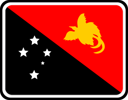 Papua New Guinea Rounded Badge