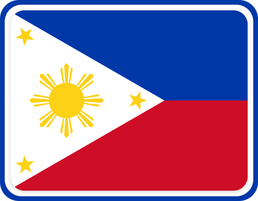 Philippines Rounded Badge