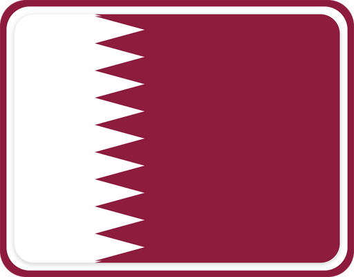 Qatar Rounded Badge