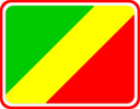 Republic Of The Congo Rounded Badge