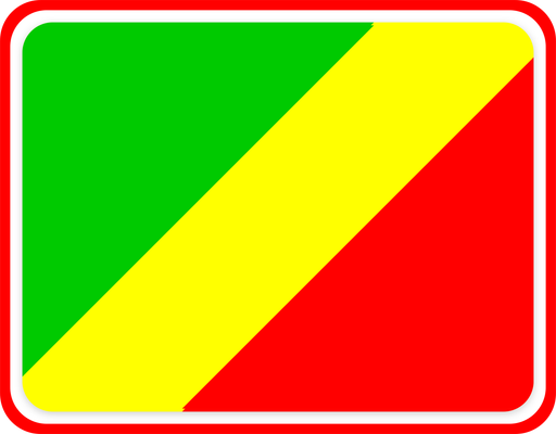 Republic Of The Congo Rounded Badge