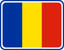 Romania Rounded Badge