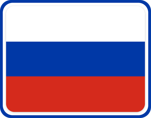 Russia Rounded Badge