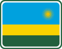 Rwanda Rounded Badge