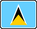 Saint Lucia Rounded Badge