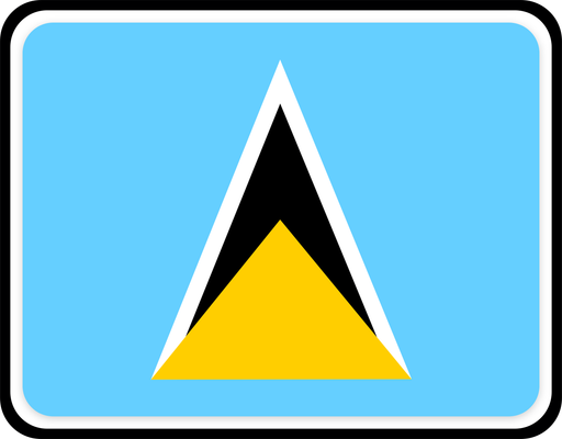 Saint Lucia Rounded Badge