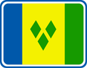 Saint Vincent And The Grenadines Rounded Badge
