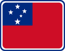 Samoa Rounded Badge