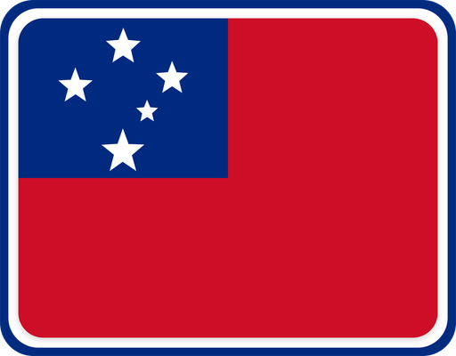 Samoa Rounded Badge