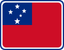 Samoa Rounded Badge
