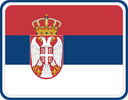 Serbia Rounded Badge