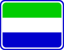 Sierra Leone Rounded Badge