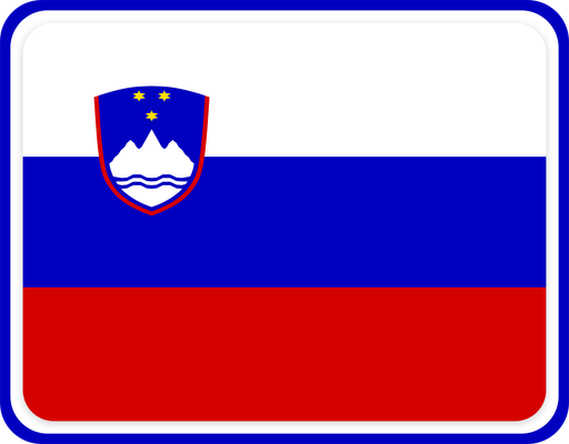Slovenia Rounded Badge