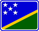 Solomon Islands Rounded Badge