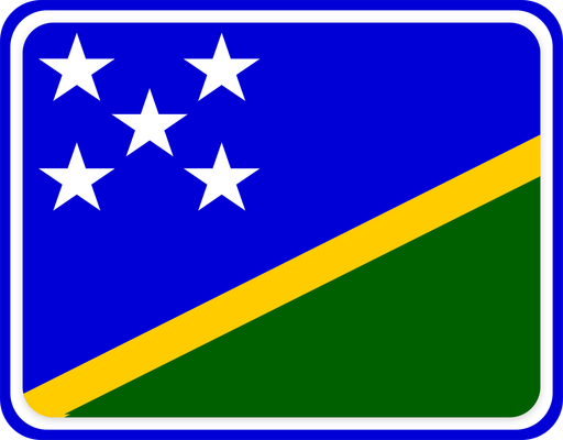 Solomon Islands Rounded Badge