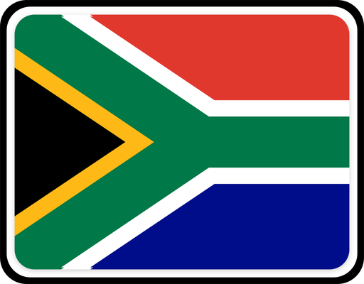 South Africa Rounded Badge