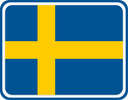 Sweden Rounded Badge