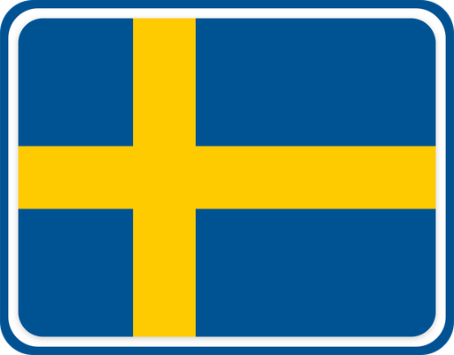 Sweden Rounded Badge