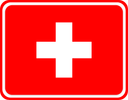 Switzerland Rounded Badge