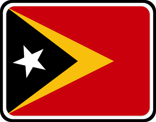 Timor Leste Rounded Badge