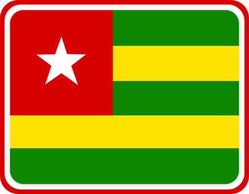 Togo Rounded Badge