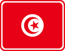 Tunisia Rounded Badge