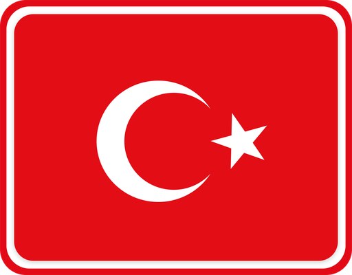 Turkey Rounded Badge