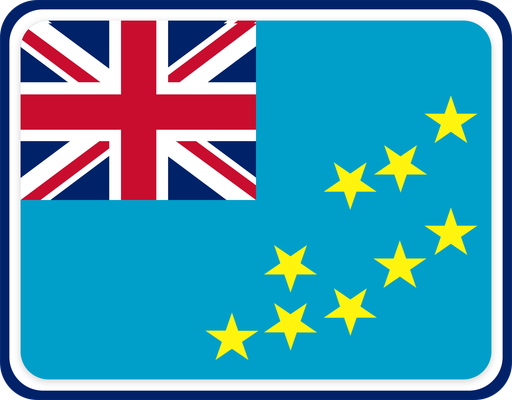 Tuvalu Rounded Badge