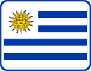 Uruguay Rounded Badge