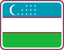 Uzbekistan Rounded Badge