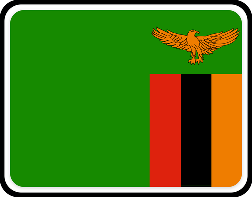Zambia Rounded Badge
