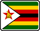 Zimbabwe Rounded Badge