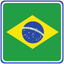 Brazil Square Badge