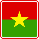 Burkina Faso Square Badge
