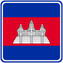 Cambodia Square Badge