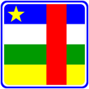 Central African Republic Square Badge
