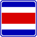 Costa Rica Square Badge