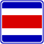 Costa Rica Square Badge