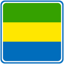 Gabon Square Badge