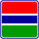 Gambia Square Badge