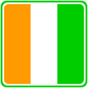 Ivory Coast Square Badge