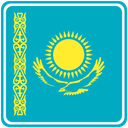 Kazakhstan Square Badge