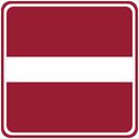 Latvia Square Badge
