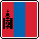 Mongolia Square Badge