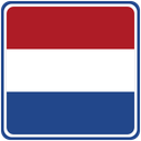 Netherlands Square Badge