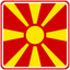 North Macedonia Square Badge