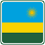 Rwanda Square Badge